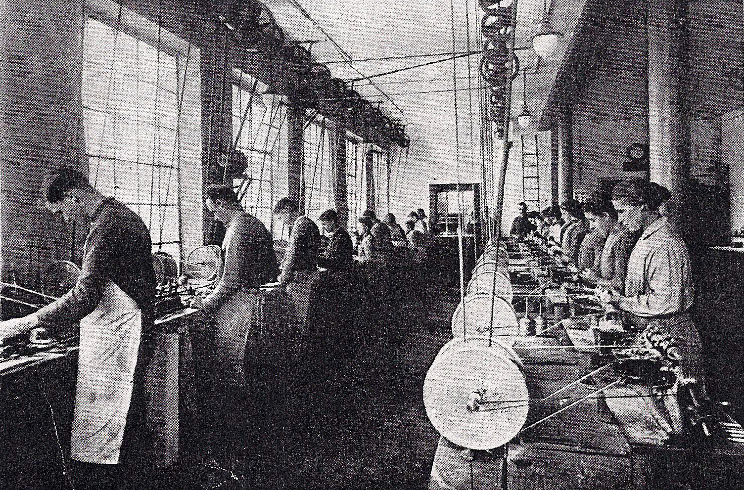 Produktion Badische Saphir-Schleifwerke