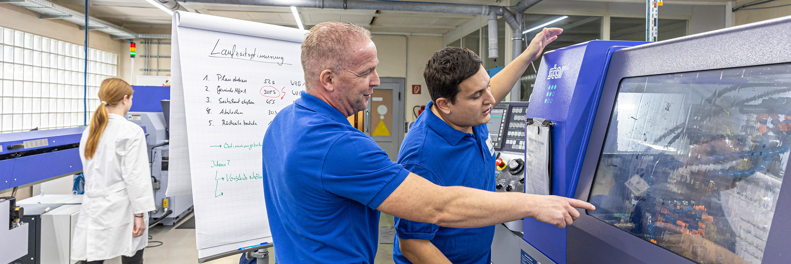 Team in der Produktion